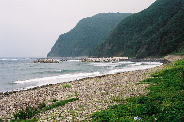 小茂田浜の海岸