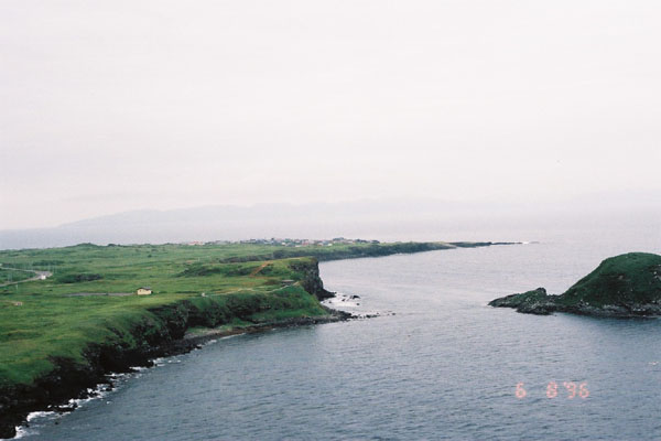 利尻島の夏の海岸