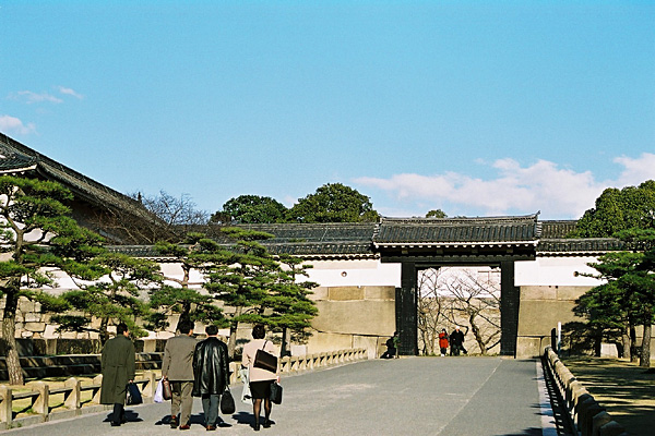 大阪城の大手門（重要文化財）と巨石/癒し憩い画像データベース