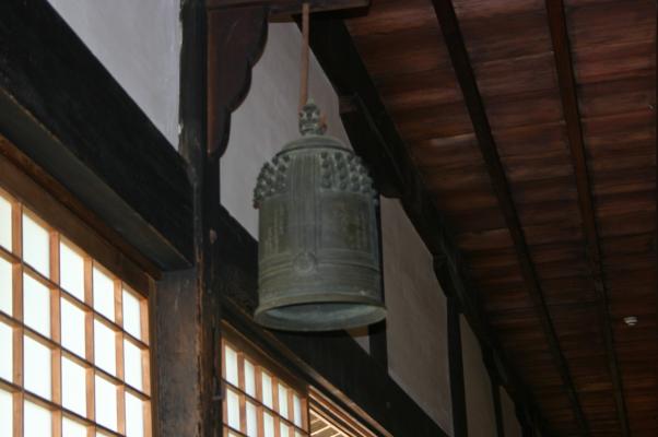 遠州の名刹、龍潭寺の室内半鐘