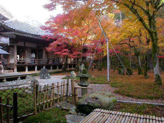 光明禅寺の秋景色