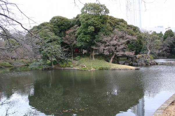 小石川後楽園の蓬莱島/癒し憩い画像データベース(64756)