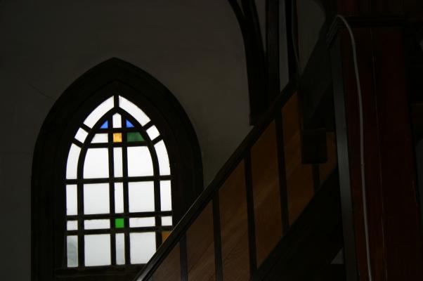 鯛ノ浦教会のステンドグラス