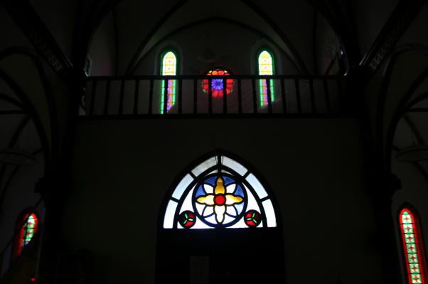 青砂ヶ浦教会のステンドグラス