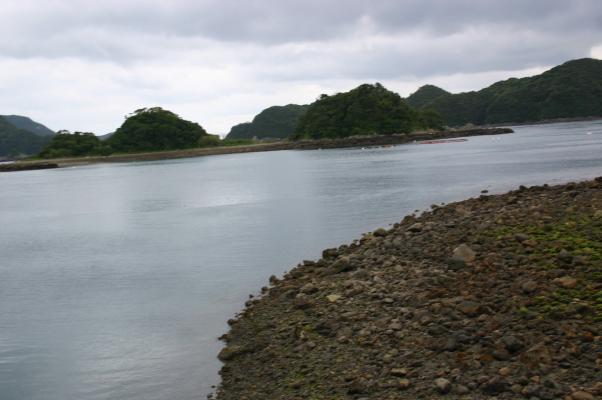上五島の入江と島