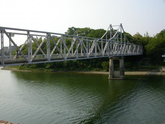 旭川と月見橋/癒し憩い画像データベース