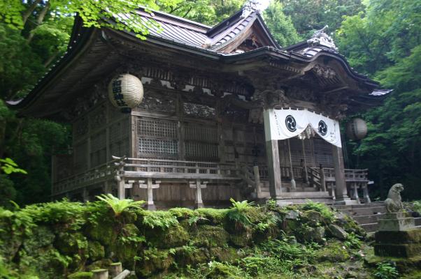 森の中の十和田神社