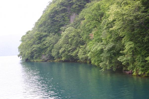 十和田湖、御倉半島の先端