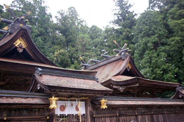 熊野本宮大社、第三殿と第四殿