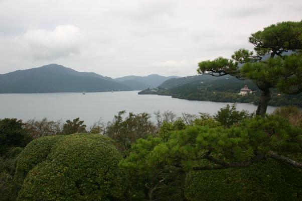 恩賜箱根公園から見る芦ノ湖