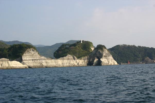 西伊豆の「堂ヶ島」,海岸の洞窟