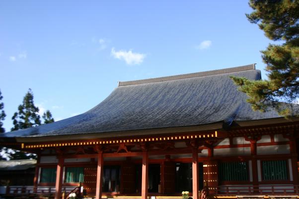平泉毛越寺の本堂