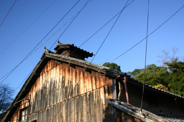 長谷寺の門前町の古い家