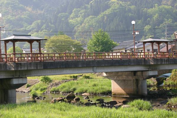 三朝温泉の恋谷橋