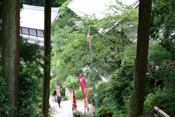 竹生島の神社・寺院と石段