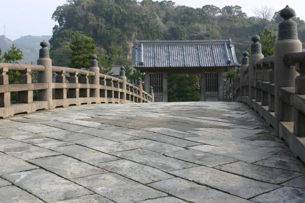 鹿児島の石橋「西田橋」と「西田橋御門」