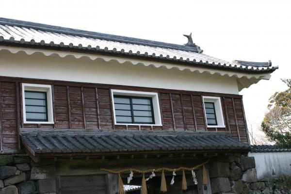平戸城の「北虎口門」櫓