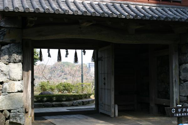 平戸城の「北虎口門」