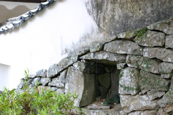 平戸城の石垣と銃眼