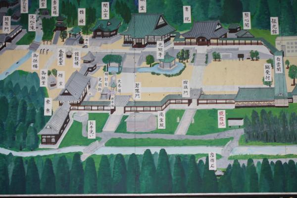 大雄山最乗寺の境内説明図