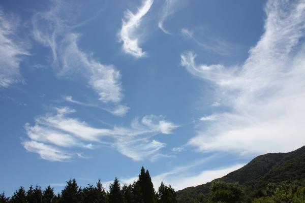 高原の雲
