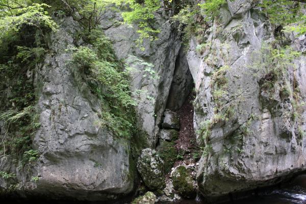 帝釈峡の巨岩