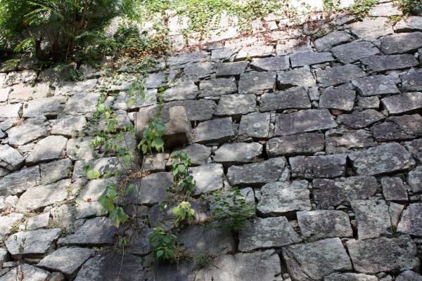 岡山城「月見櫓下の石垣」