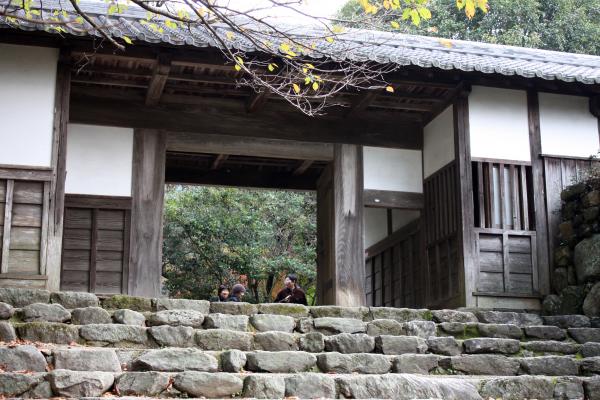 福岡秋月城跡の「長屋門」