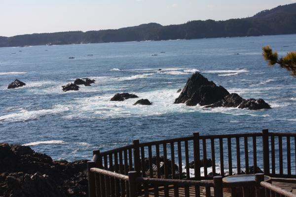 碁石岬付近の海岸