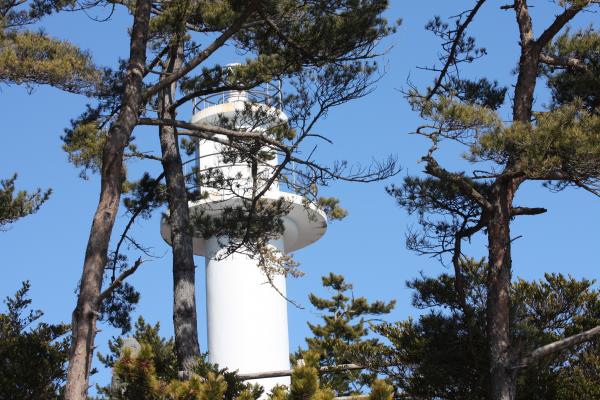 陸中海岸の碁石岬灯台