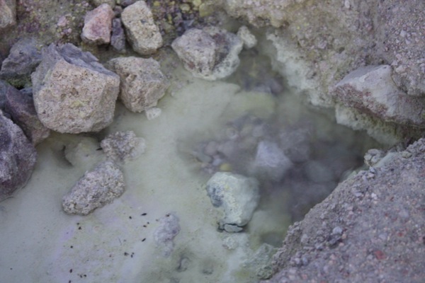 川湯硫黄山の熱噴湯/癒し憩い画像データベース