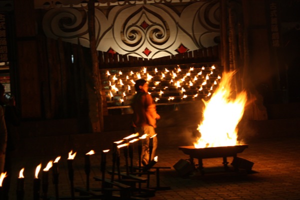 アイヌコタンのイオマンテの火祭り