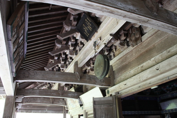 越前・瀧谷寺の観音堂の木組み