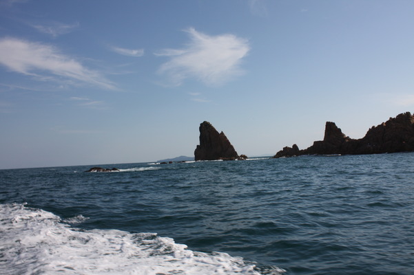 長門・青海島の「竹の子岩」と「竹の子鼻」