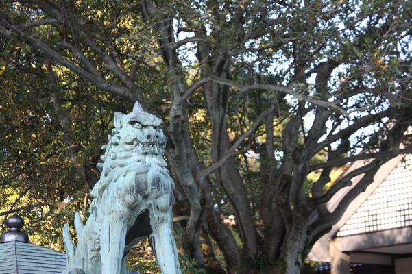 金沢「尾山神社」の獅子像