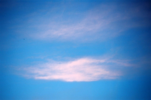 夕方の浮雲