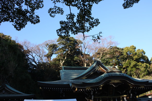江島神社の「辺津宮」