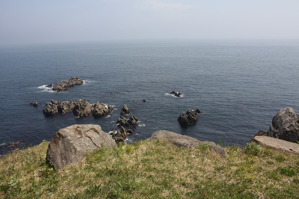 函館「立待岬」の海岸