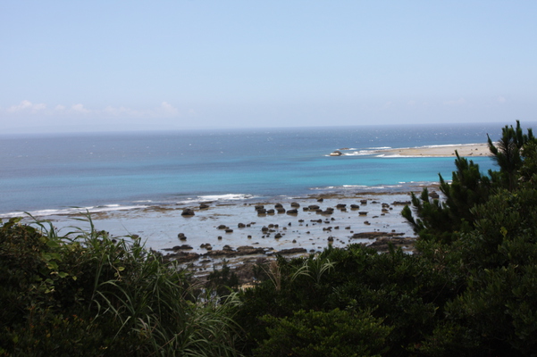 「あやまる岬」から見た水平線/癒し憩い画像データベース