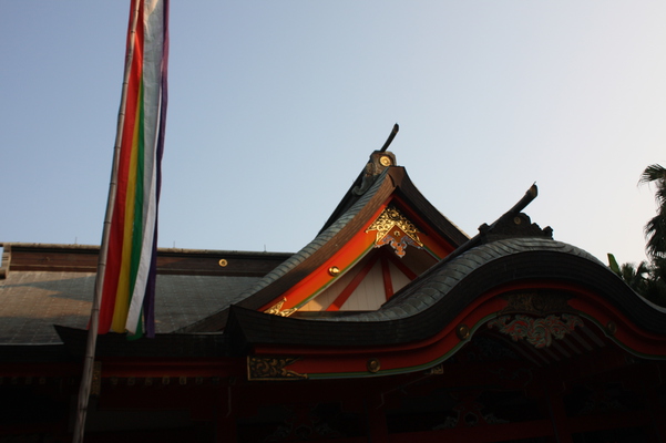 青島神社の「拝殿」