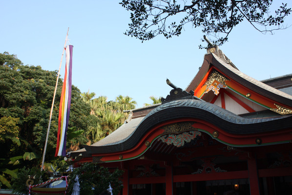青島神社の拝殿