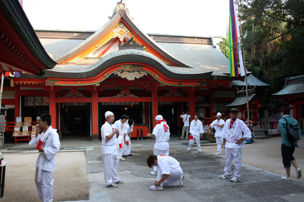 青島神社の夏祭り直前