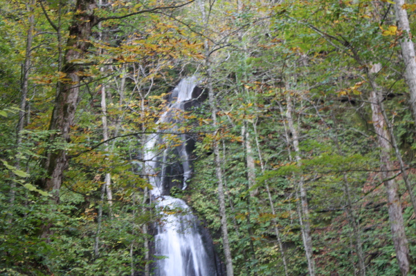 秋の奥入瀬渓流「雲井の滝」