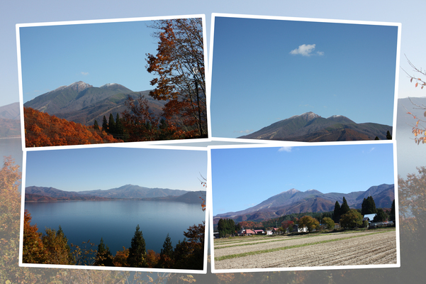 田沢湖畔から見た秋田駒ヶ岳