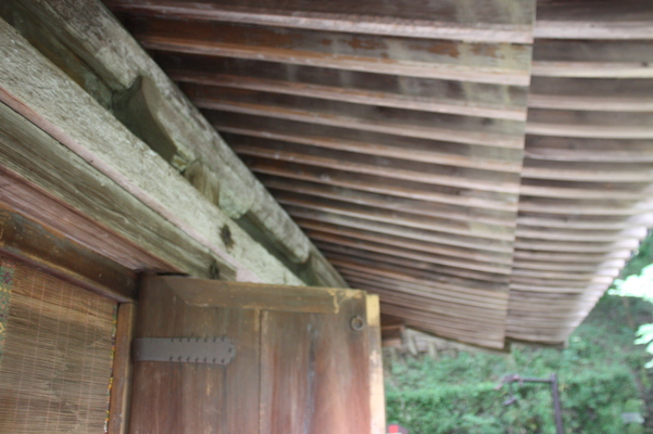 富貴寺の「阿弥陀堂」木組み