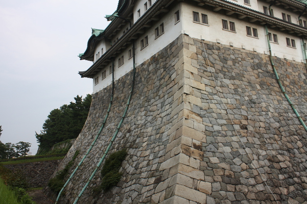 名古屋城「天守閣」と石垣/癒し憩い画像データベース