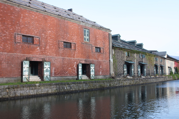 小樽運河の倉庫群