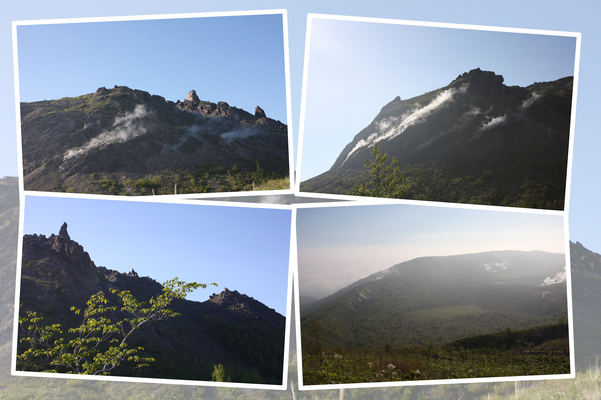 有珠山「火口原展望台」
から見た夏景色