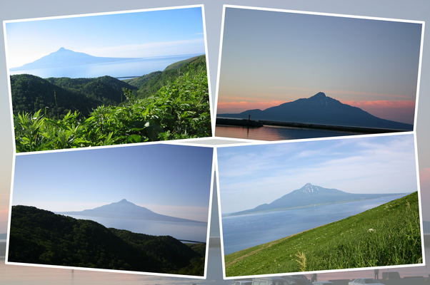礼文島から見た利尻富士