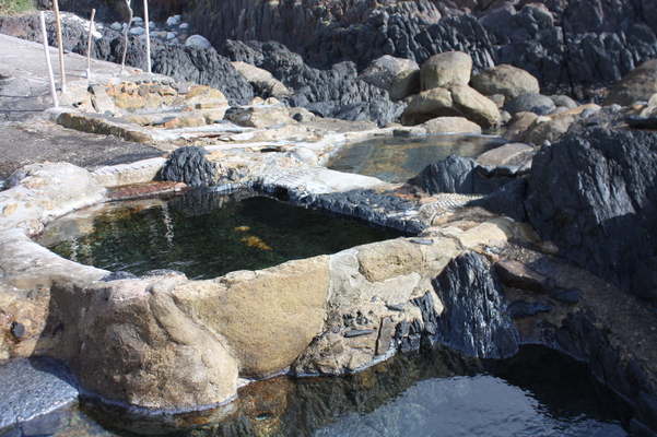 屋久島の「平内海中温泉」